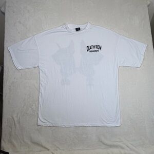 Death Row Records White Short-Sleeve Graphic Tee - Men‎